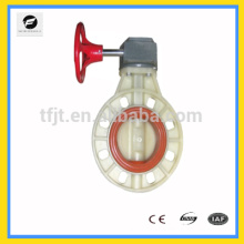 CWX-series UPVC/PVC hand wheel wafer butterfly valve